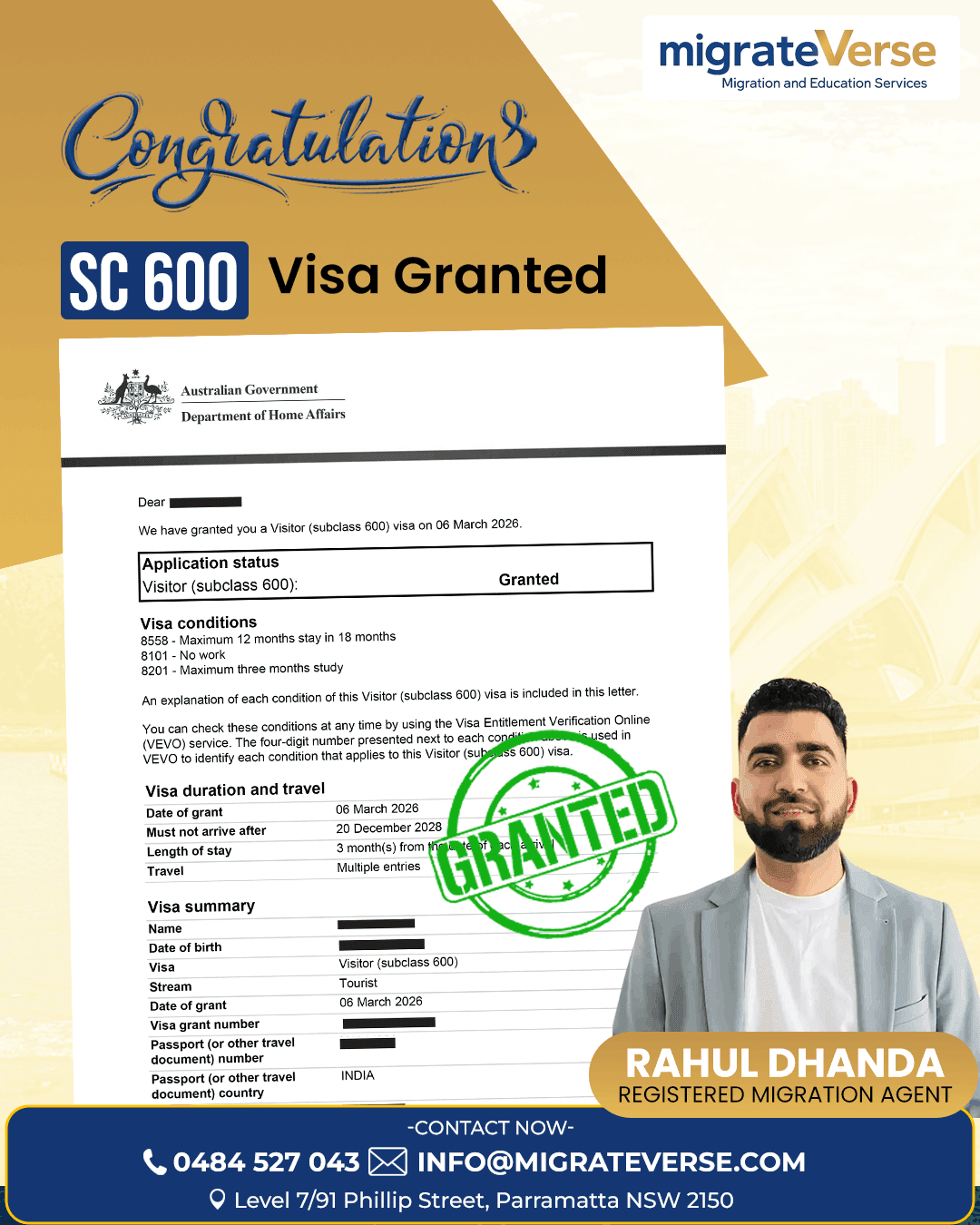 Daivik SC 600 Visa
