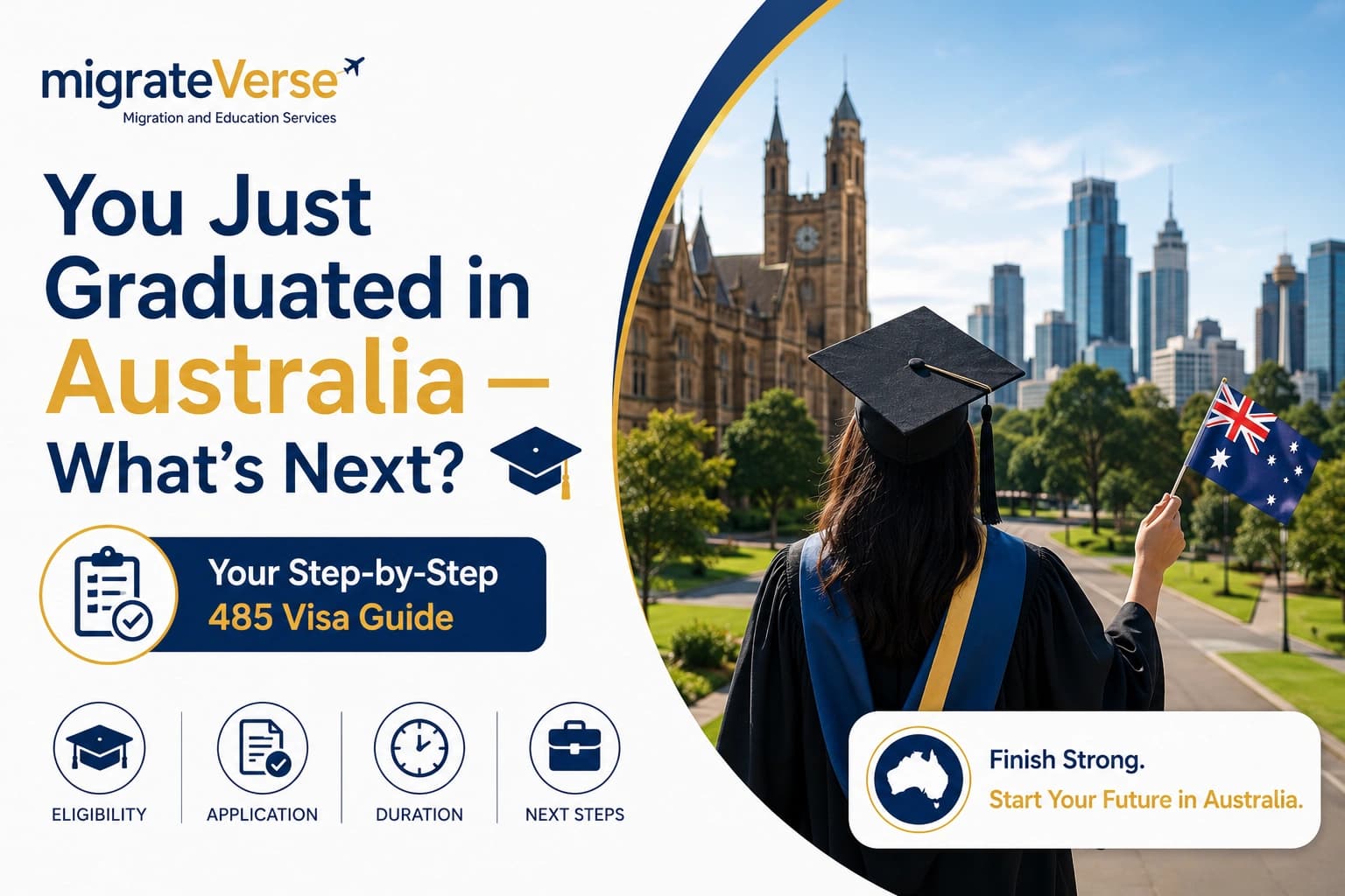 You Just Graduated in Australia — What's Next? Your Step-by-Step 485 Visa Guide