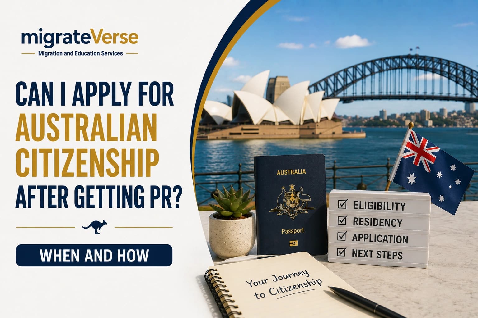 Can I Apply for Australian Citizenship After Getting PR? When and How