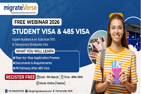 Student Visa & 485 Visa Event